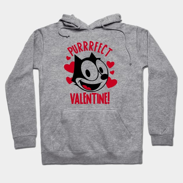 FELIX - Purrrfect Valentine Hoodie by ROBZILLA